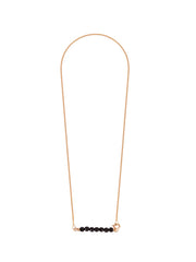 Fiorina Jewellery Gold Friendship Necklace Black Onyx