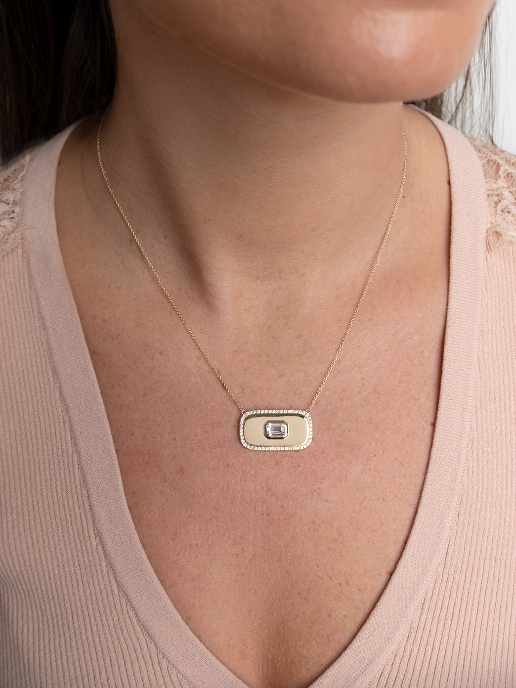 Fiorina Jewellery Gold Galleria Necklace Model