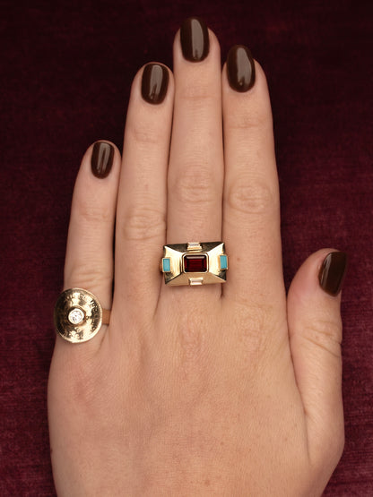 Fiorina Jewellery Gold Galleria Ring Model
