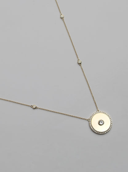 Gold Galleria Round Necklace