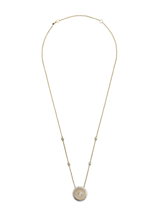 Gold Galleria Round Necklace