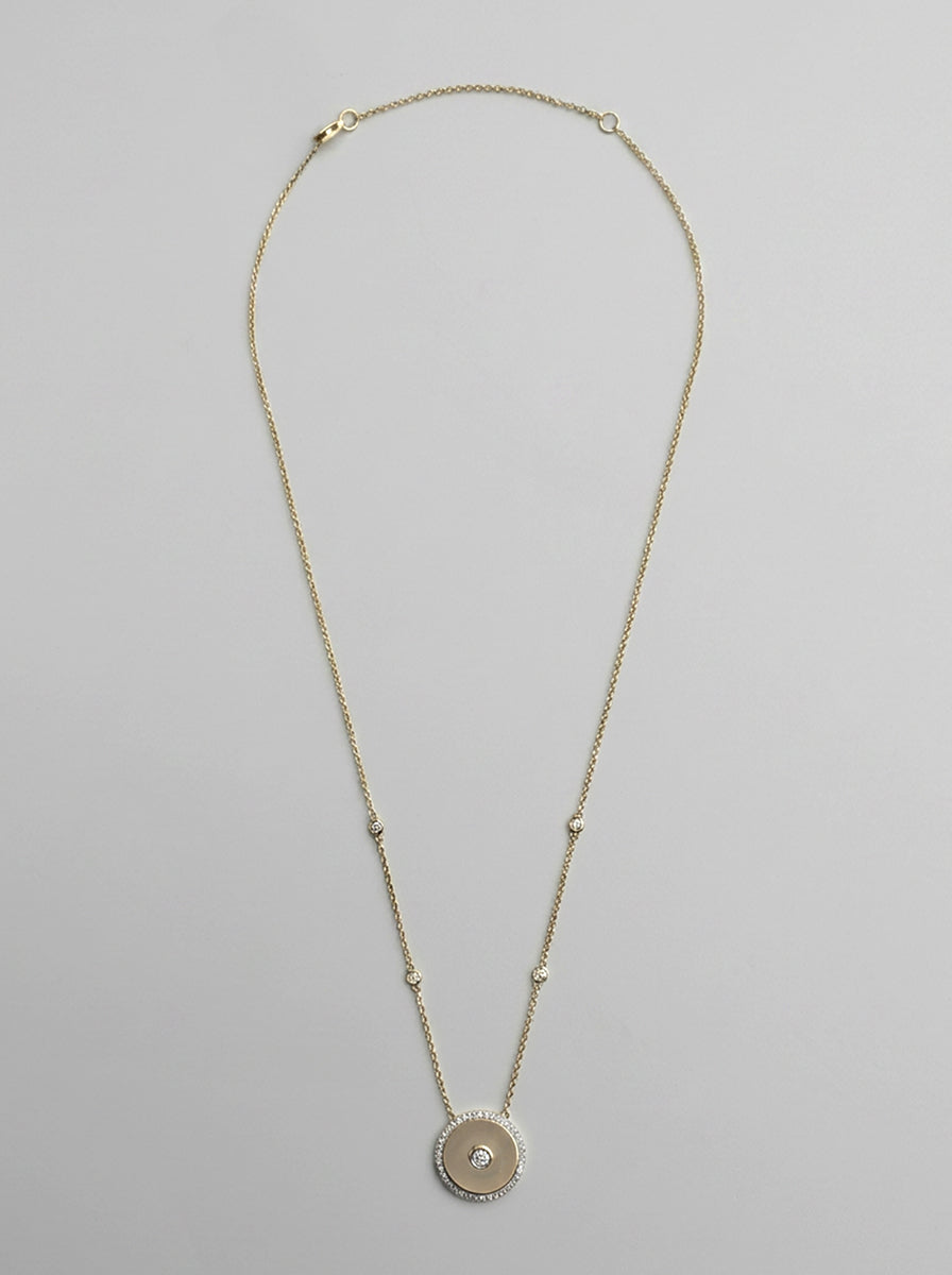 Gold Galleria Round Necklace