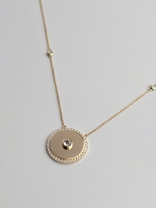 Gold Galleria Round Necklace