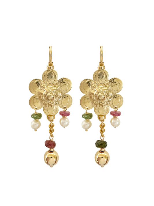 Fiorina Jewellery Gold Giardini Belli Earrings