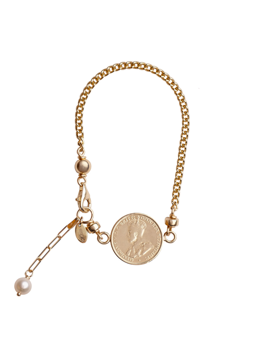 Fiorina Jewellery Gold Heads Up Bracelet 6p