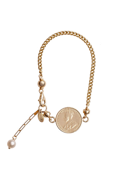 Fiorina Jewellery Gold Heads Up Bracelet 6p