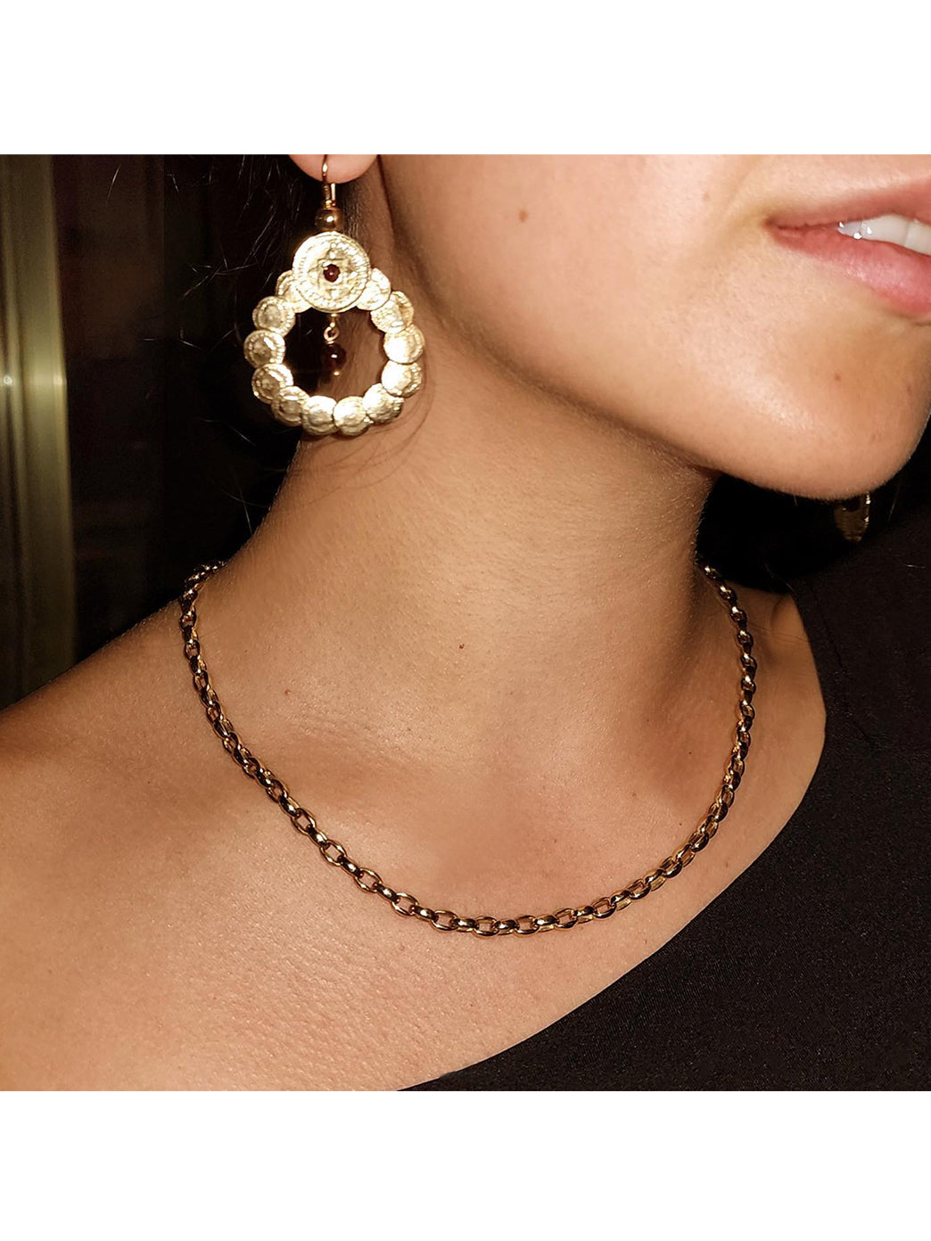 Fiorina Jewellery Gold Messina Earrings Model