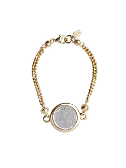 Fiorina Jewellery Gold Mini Moneta Bracelet
