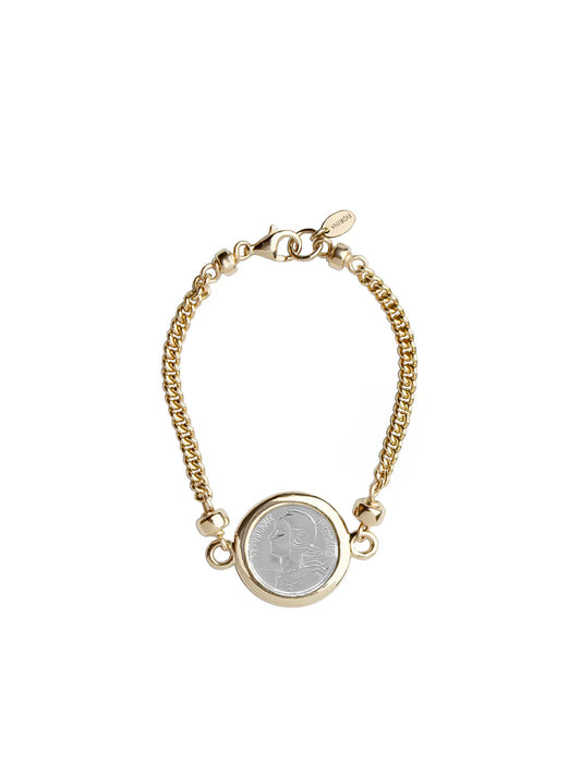 Fiorina Jewellery Gold Mini Moneta Bracelet