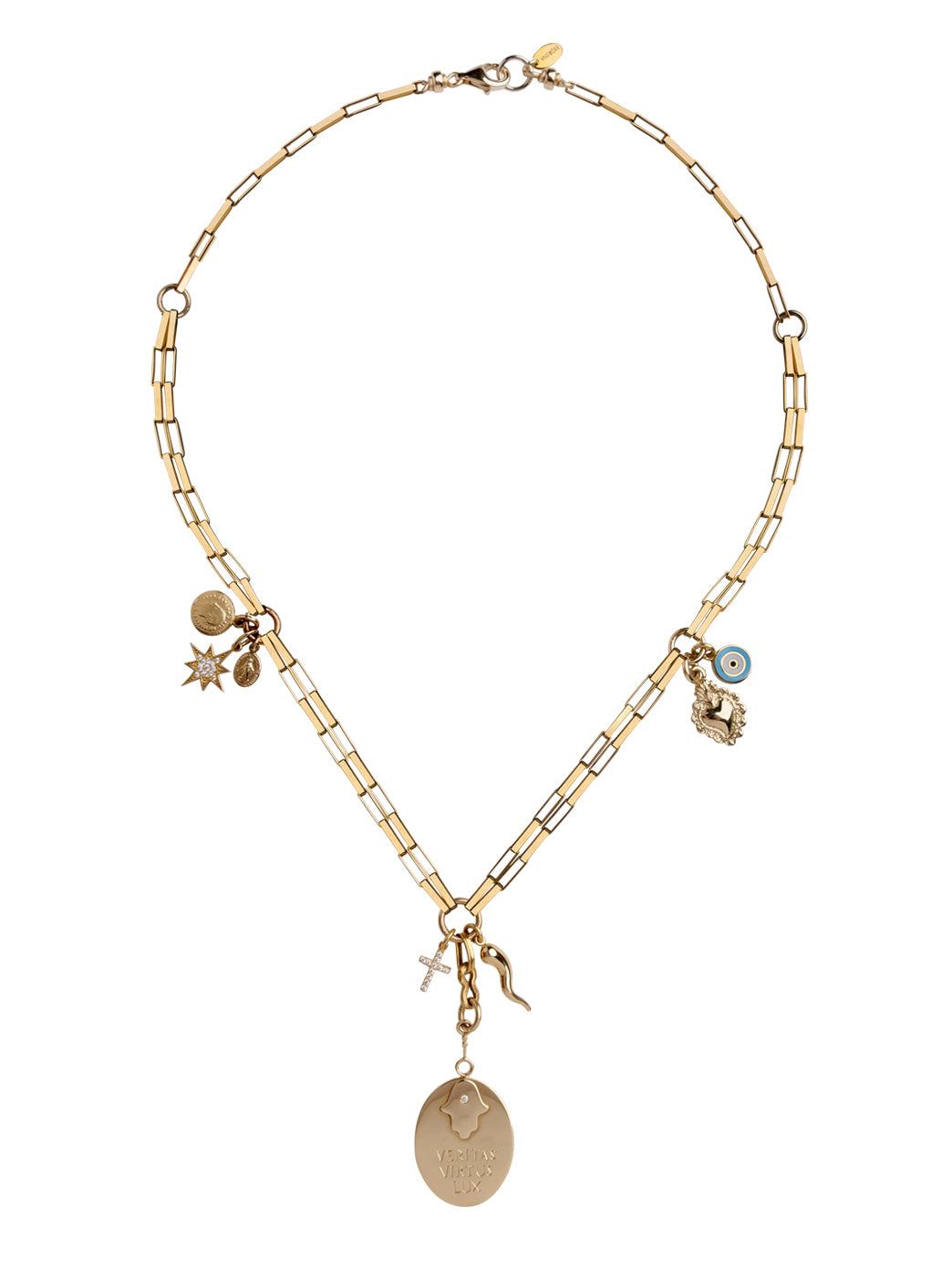 Fiorina Jewellery Gold Pax Double Chain Necklace