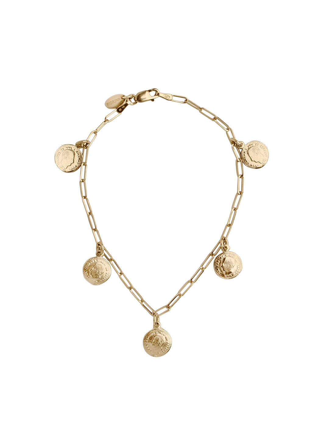 Fiorina Jewellery Gold Petit Gypsy Coin Bracelets