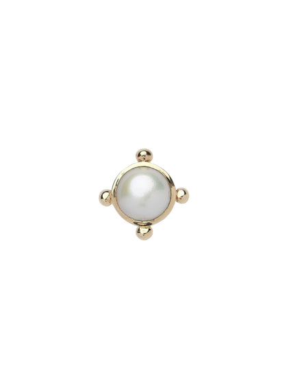 Gold Venus Pearl Pinkie Ring