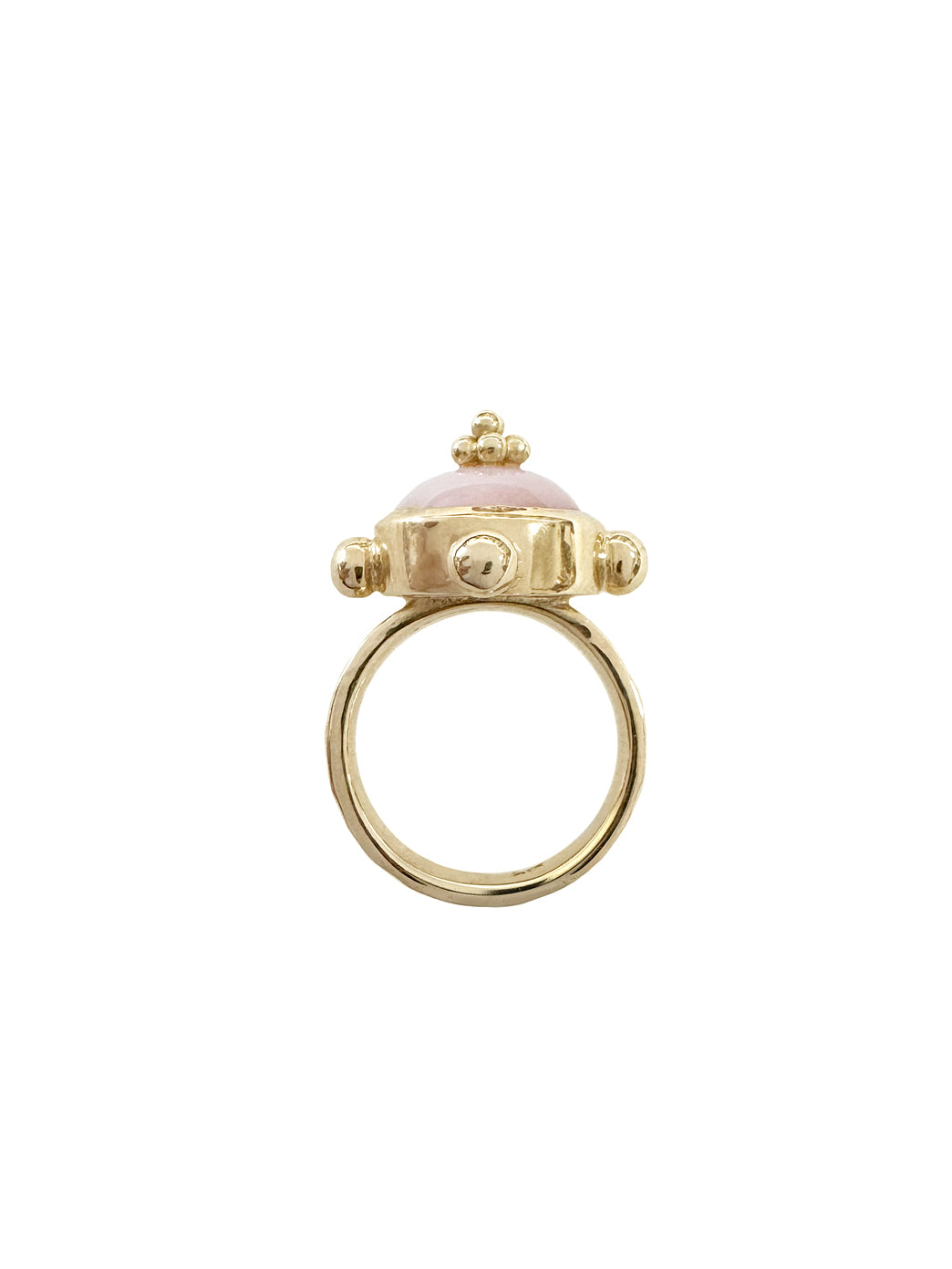 Fiorina Jewellery Gold Athena Pinkie Ring Side View
