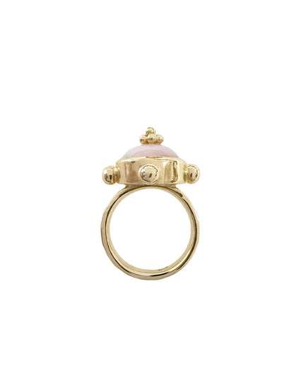 Fiorina Jewellery Gold Athena Pinkie Ring Side View