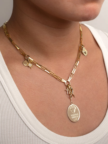 Fiorina Jewellery Gold Pax Double Chain Necklace