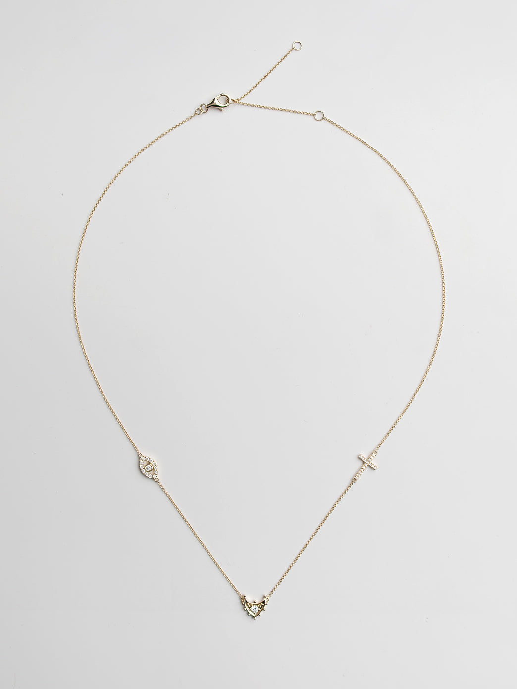 Gold and Diamond Celeste Necklace