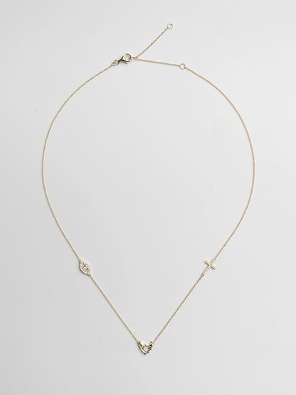 Gold and Diamond Celeste Necklace