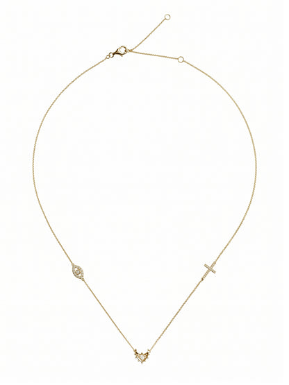 Gold and Diamond Celeste Necklace
