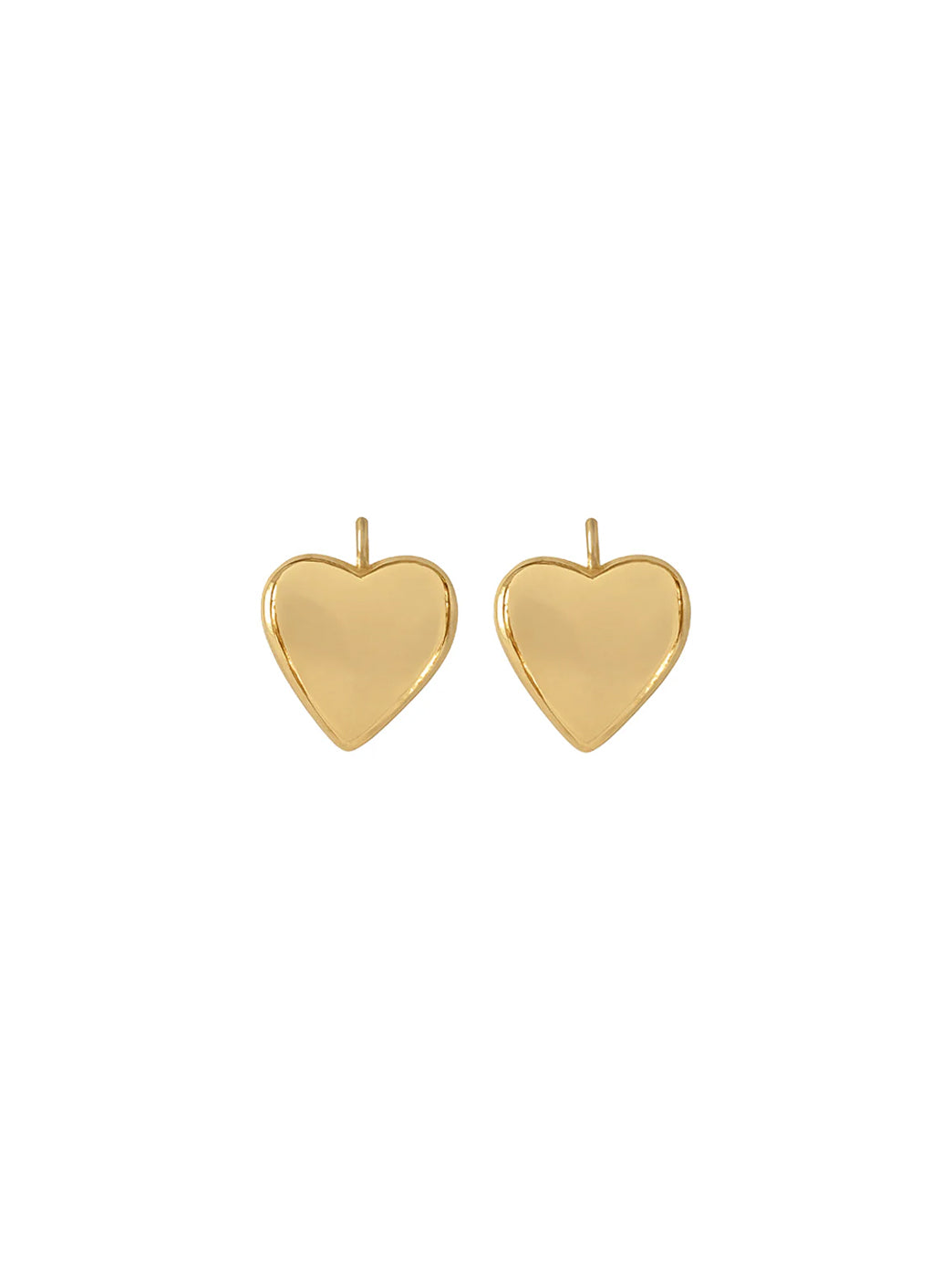 Fiorina Jewellery Golden Heart Earrings