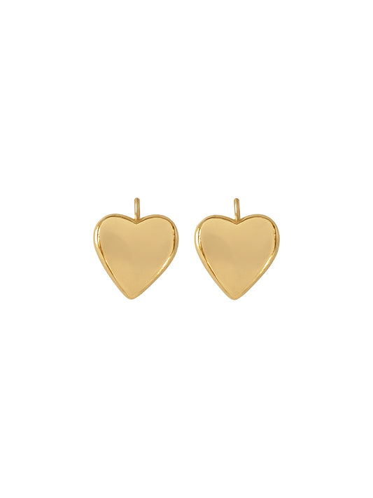 Fiorina Jewellery Golden Heart Earrings