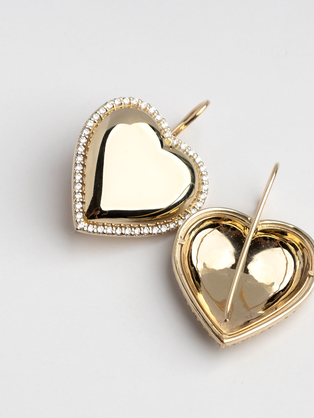 Fiorina Jewellery Halo Heart Earrings