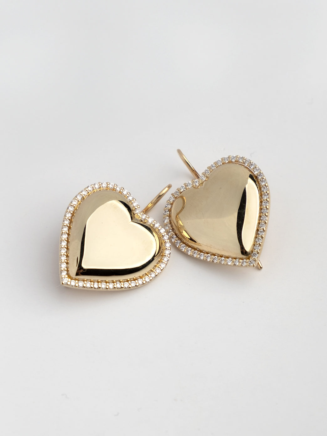 Fiorina Jewellery Halo Heart Earrings