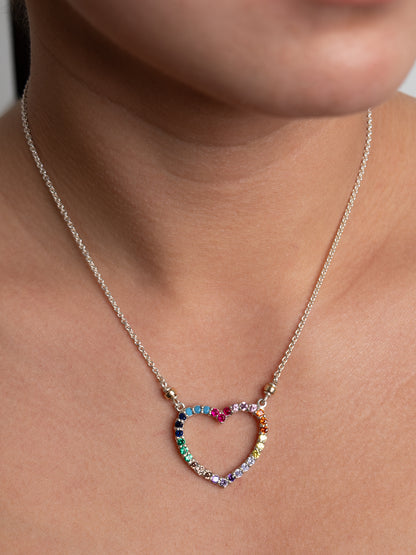 Fiorina Jewellery Heart Love Necklace Chakra
