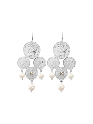 Simple Shilling Coin Earrings