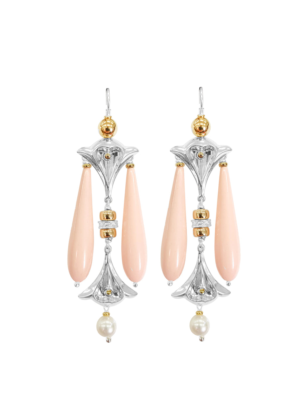 Fiorina Jewellery Lumiere Drop Earrings Shell
