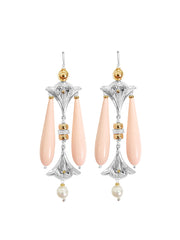 Fiorina Jewellery Lumiere Drop Earrings Shell