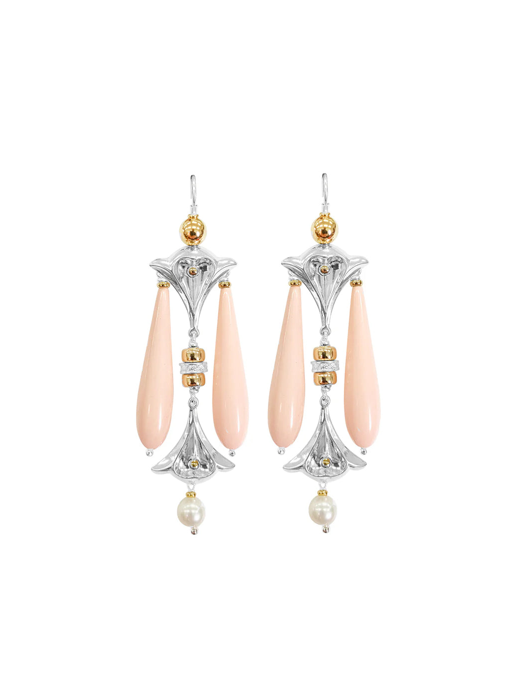 Fiorina Jewellery Lumiere Drop Earrings Shell