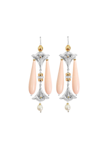 Fiorina Jewellery Lumiere Drop Earrings Shell