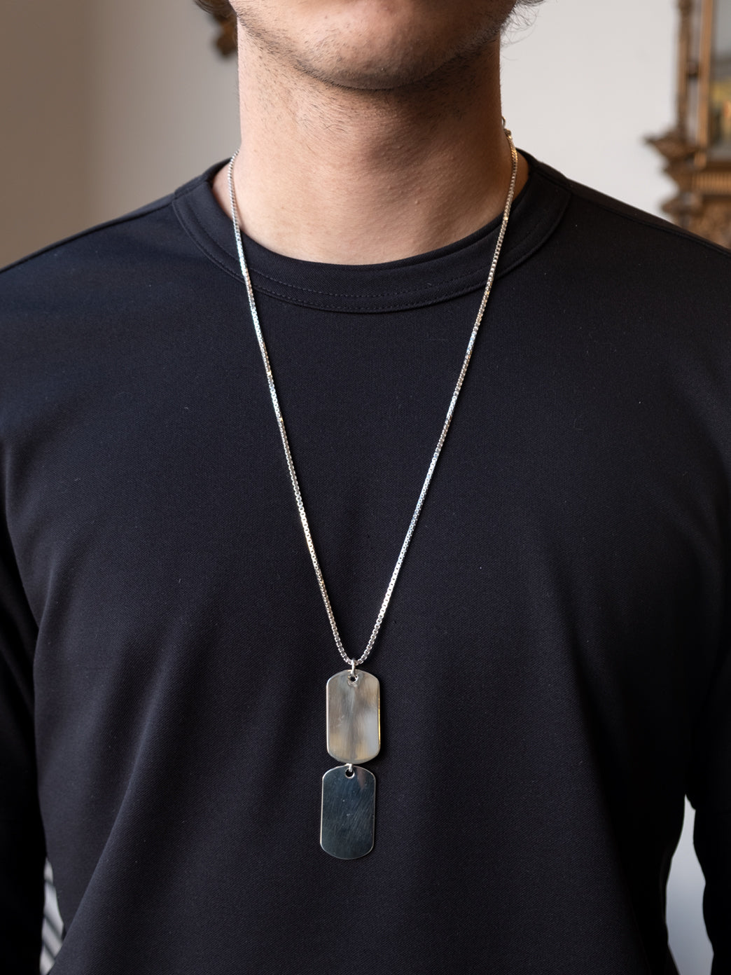 Fiorina Jewellery Men's Dog Tags Large