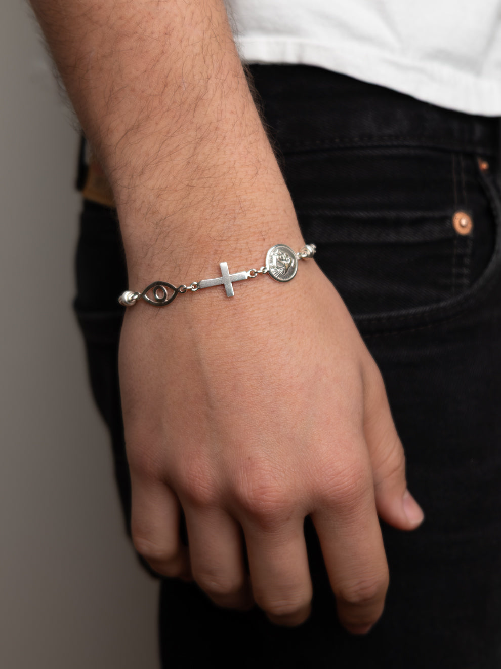 Fiorina Jewellery Men's Mosaic Bracelet Model