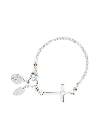 Fiorina Jewellery Men's Side Cross Bracelet