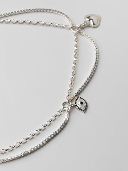 Fiorina Jewellery Merletto Charm Necklace