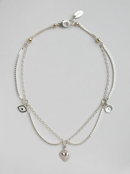 Fiorina Jewellery Merletto Charm Necklace