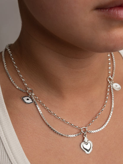 Fiorina Jewellery Merletto Charm Necklace Model