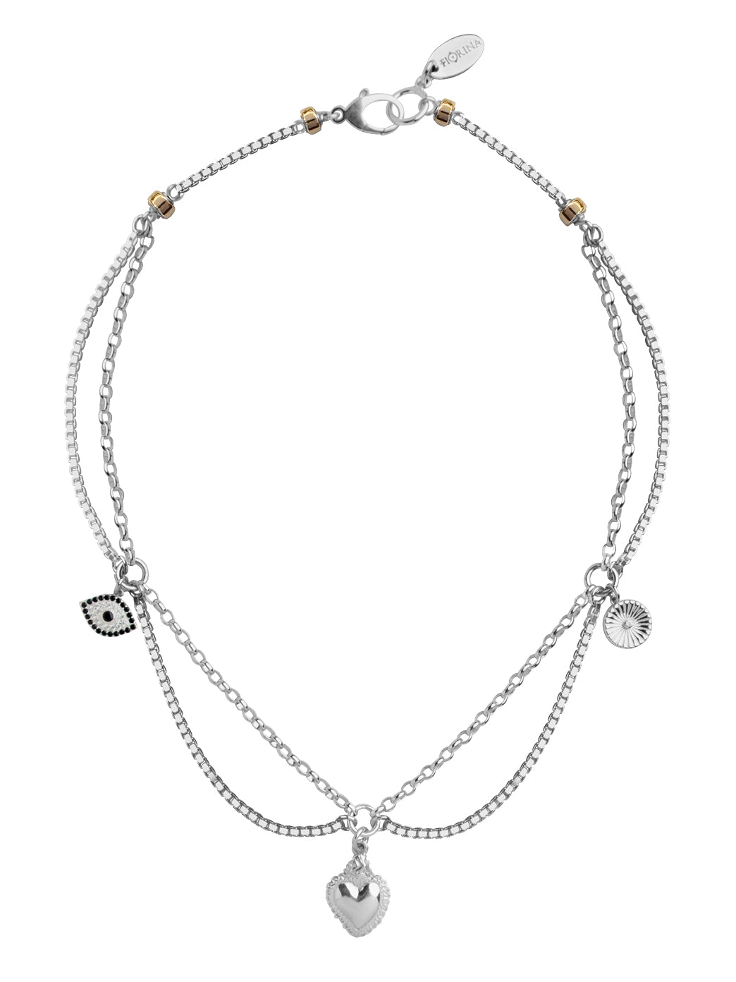 Fiorina Jewellery Merletto Charm Necklace
