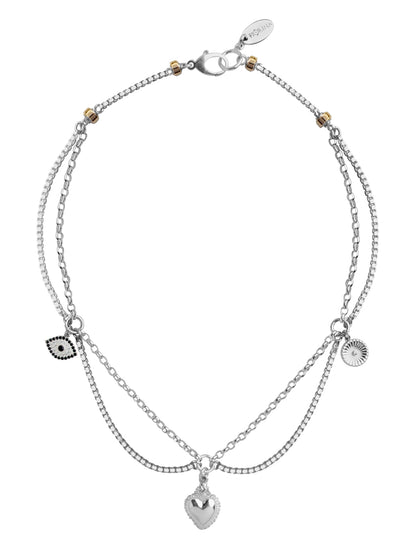 Fiorina Jewellery Merletto Charm Necklace