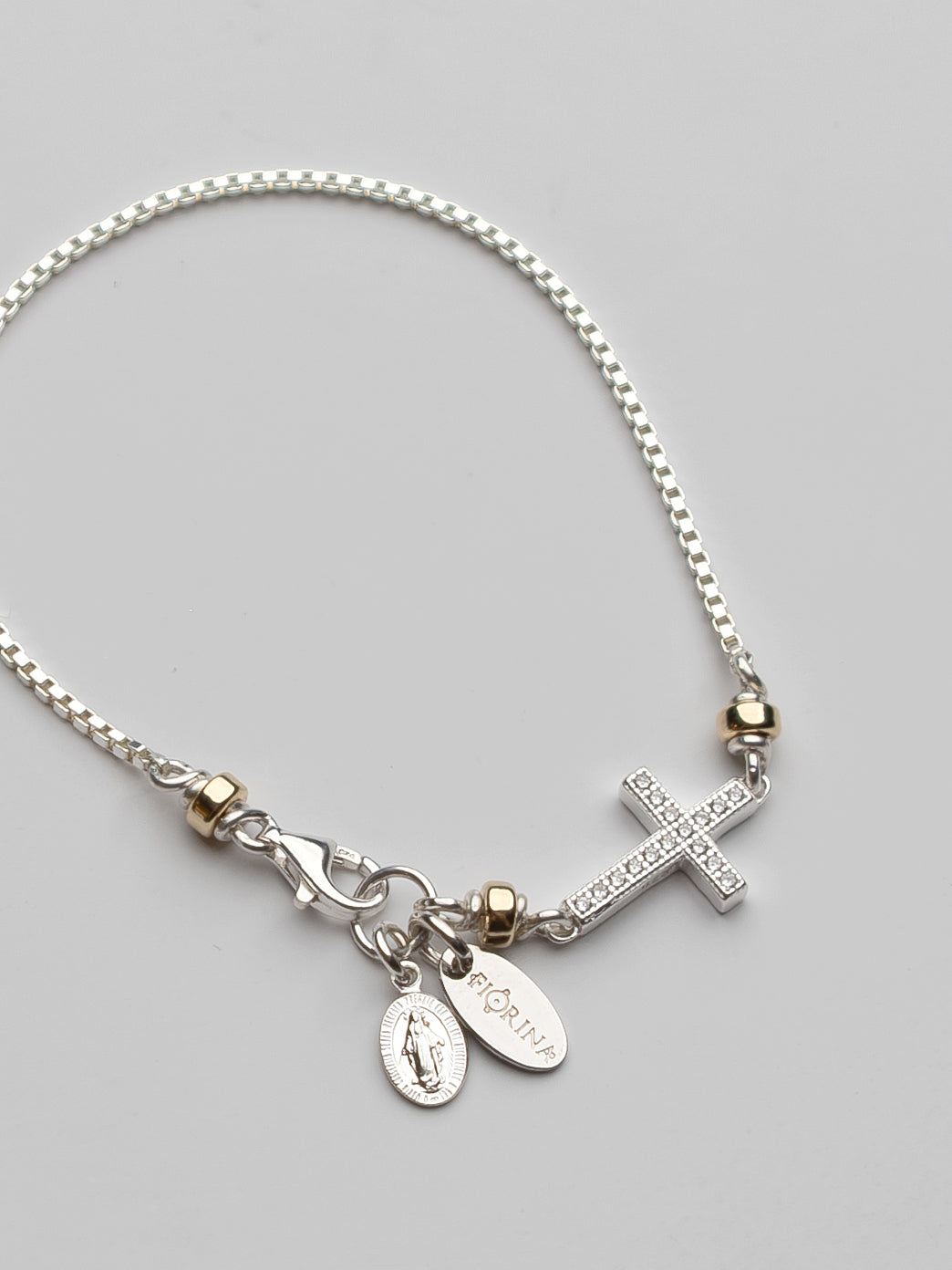 Mini Side Cross Bracelet