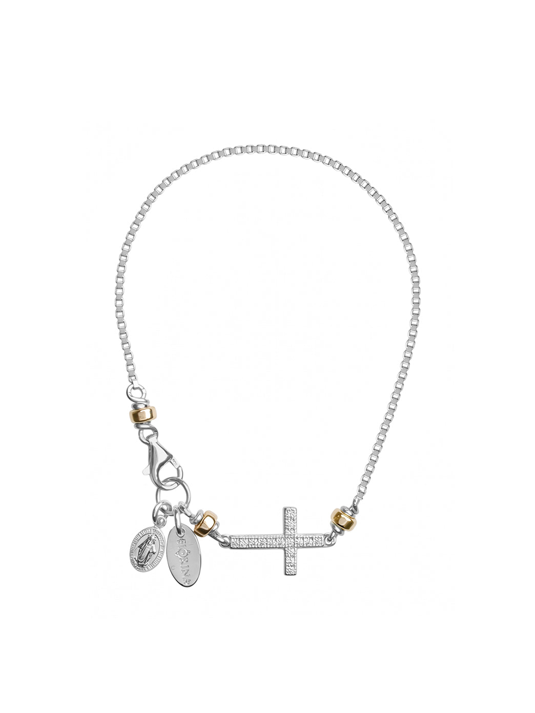 Fiorina Jewellery Mini Side Cross Bracelet