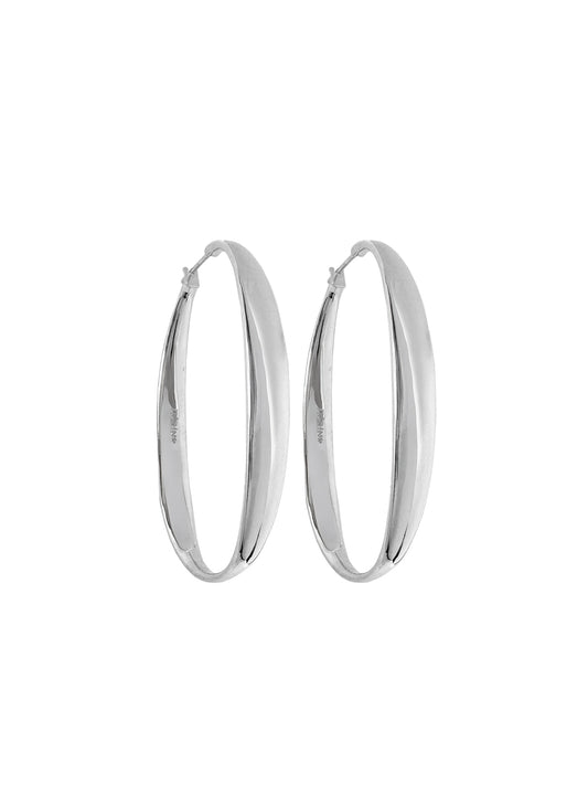 Fiorina Jewellery Mirror Hoop Earrings