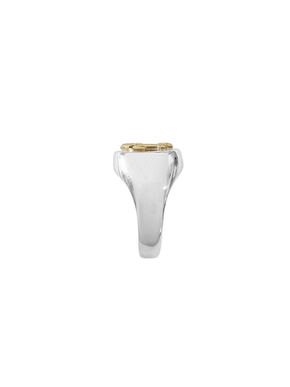 Fiorina Jewellery Mosaic Anchor Ring Shank View
