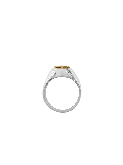 Fiorina Jewellery Mosaic Anchor Ring Side View