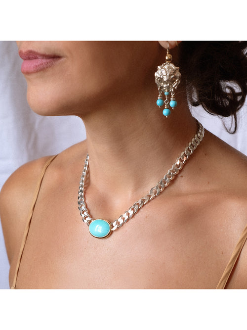 Fiorina Jewellery Neptune Turquoise Choker
