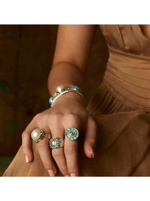 Fiorina Jewellery Nile Ring Turquoise Model