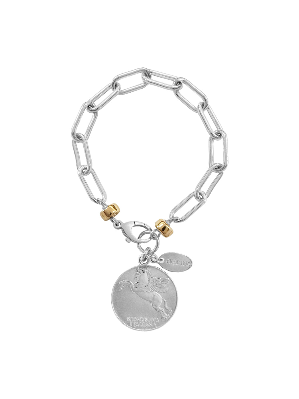 Fiorina Jewellery Pegasus Coin Bracelet