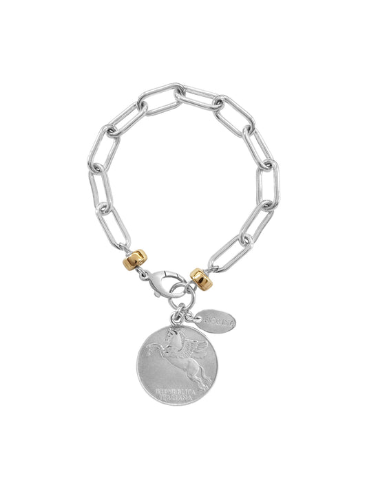 Fiorina Jewellery Pegasus Coin Bracelet