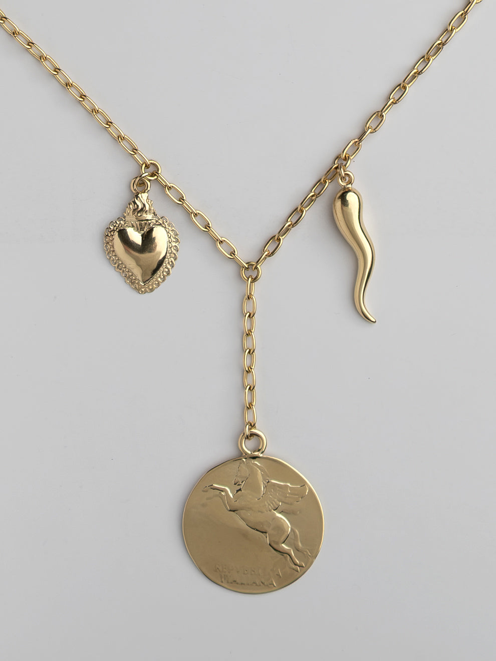 Fiorina Jewellery Gold Pegasus Necklace